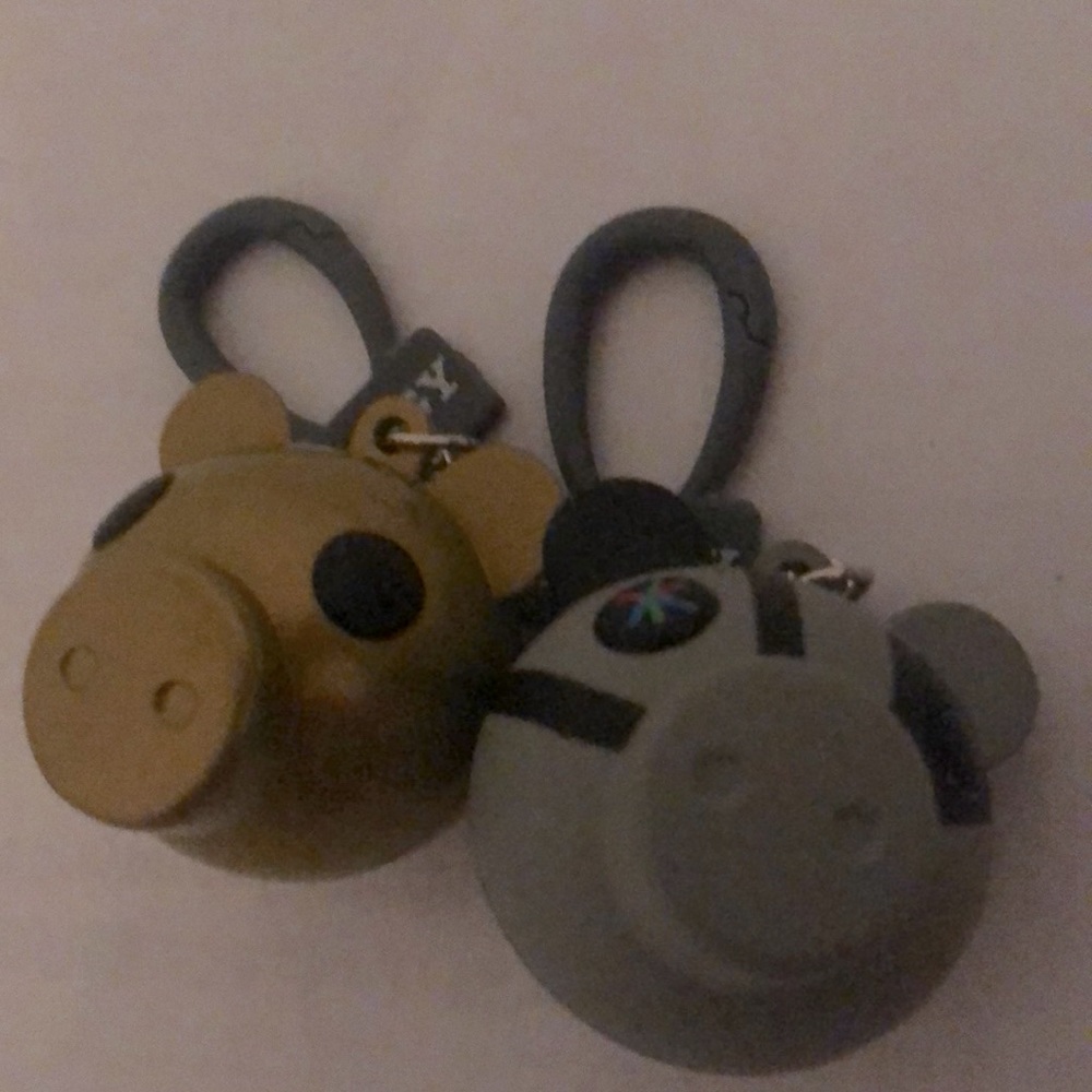 Cool light up piggy keychains great condition